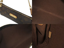 画像をギャラリービューアに読み込む, LOUIS VUITTON ルイヴィトン エヴァ ワンショルダーバッグ M95567 モノグラム ブラウン ゴールド金具 美品 中古 4c073408