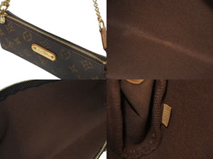 LOUIS VUITTON ルイヴィトン エヴァ ワンショルダーバッグ M95567 モノグラム ブラウン ゴールド金具 美品 中古 4c073408
