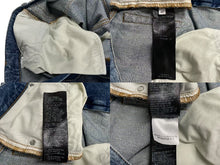 Load image into Gallery viewer, 極美品 BALENCIAGA バレンシアガ LOOSE FIT JEANS ルーズフィットジーンズ 736540 サイズXS インディゴブルー ダメージ加工 中古 4c073409