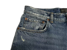 Load image into Gallery viewer, 極美品 BALENCIAGA バレンシアガ LOOSE FIT JEANS ルーズフィットジーンズ 736540 サイズXS インディゴブルー ダメージ加工 中古 4c073409