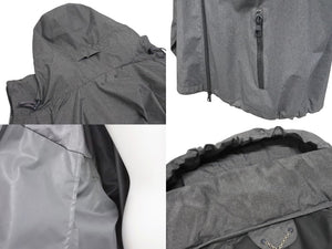 新品同様 LOUIS VUITTON ルイヴィトン 19AW ウィズ フラッグ パッチ ウィンドブレーカー フルジップ ジャケット グレー RM192 PUO HHB99W サイズ52 中古 4c073416