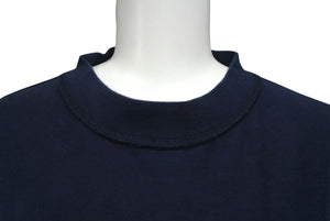 BALENCIAGA x adidas バレンシアガ × アディダス 半袖Ｔシャツ 731789 サイズ4 ロゴ刺繍 22FW ネイビー 美品 中古 4c073417