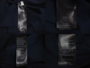 BALENCIAGA x adidas バレンシアガ × アディダス 半袖Ｔシャツ 731789 サイズ4 ロゴ刺繍 22FW ネイビー 美品 中古 4c073417