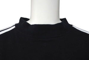 極美品 BALENCIAGA X ADIDAS バレンシアガ X アディダス Cotton T Shirt コットン T シャツ ブラック 739101 中古 4c073419