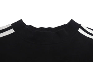 極美品 BALENCIAGA X ADIDAS バレンシアガ X アディダス Cotton T Shirt コットン T シャツ ブラック 739101 中古 4c073419