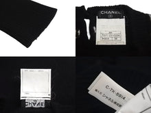 Load image into Gallery viewer, CHANEL シャネル ニット セーター ネックレス ヴィンテージ P05572V00254 イギリス製 カシミヤ ブラック サイズ38 美品 中古 4c073420