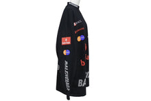 Load image into Gallery viewer, 極美品 BALENCIAGA バレンシアガ LEAGUE リーグ 長袖Tシャツ 767879 サイズL ブラック コットン マルチプリント 23SS 中古 4c073422