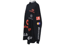 Load image into Gallery viewer, 極美品 BALENCIAGA バレンシアガ LEAGUE リーグ 長袖Tシャツ 767879 サイズL ブラック コットン マルチプリント 23SS 中古 4c073422
