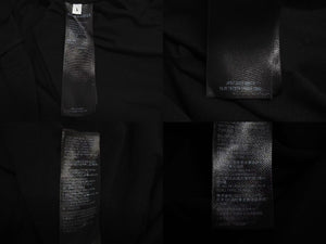 極美品 BALENCIAGA バレンシアガ LEAGUE リーグ 長袖Tシャツ 767879 サイズL ブラック コットン マルチプリント 23SS 中古 4c073422