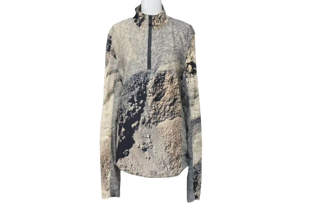 極美品 LOUIS VUITTON ルイヴィトン モノグラムリフレクティブ クレーター 長袖トップス RM182 GCZ HFY67W サイズXL 中古 4c073423