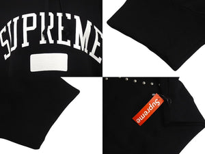 極美品 SUPREME シュプリーム Studded Hooded Sweatshirt スタッズ フーデッド スウェットシャツ ブラック L 中古 4c073425