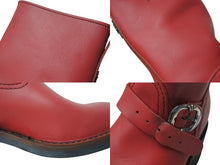 Load image into Gallery viewer, 極美品 CHROME HEARTS クロムハーツ エンジニアブーツ WESCOコラボ ガンスリンガー サイズS レッド 中古 4c073430