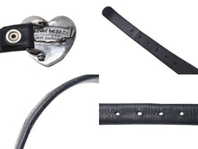 Load image into Gallery viewer, CHROME HEARTS クロムハーツ ハート モチーフ レザーベルト サイズ30 1995 サイズ36 sterling刻印 レザー 美品 中古 4c073431