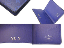 Load image into Gallery viewer, 新品同様 LOUIS VUITTON ルイヴィトン オーガナイザー ドゥ ポッシュ カードケース 名刺入れ タイガラマ M30301 イニシャル 中古 4c073432