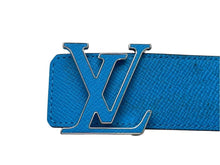 Load image into Gallery viewer, LOUIS VUITTON ルイヴィトン サンチュールLV ベルト リバーシブル サンプル M0264 モノグラムキャンバス ブルー 美品 中古 4c073433