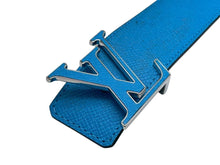 Load image into Gallery viewer, LOUIS VUITTON ルイヴィトン サンチュールLV ベルト リバーシブル サンプル M0264 モノグラムキャンバス ブルー 美品 中古 4c073433
