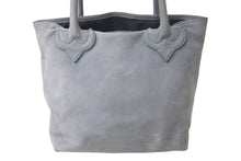 Load image into Gallery viewer, CHROME HEARTS クロムハーツ トートバッグ FS BSフレア パッチ グレー スエードレザー 美品 中古 4c073436