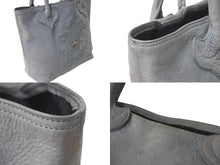 Load image into Gallery viewer, CHROME HEARTS クロムハーツ トートバッグ FS BSフレア パッチ グレー スエードレザー 美品 中古 4c073436
