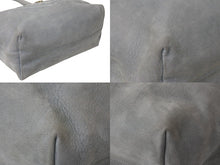 Load image into Gallery viewer, CHROME HEARTS クロムハーツ トートバッグ FS BSフレア パッチ グレー スエードレザー 美品 中古 4c073436