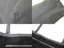Load image into Gallery viewer, CHROME HEARTS クロムハーツ トートバッグ FS BSフレア パッチ グレー スエードレザー 美品 中古 4c073436