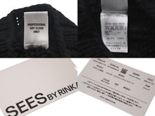 Load image into Gallery viewer, 極美品 CHROME HEARTS クロムハーツ クロスパッチ カシミヤ ニット帽 ビーニー ブラック 帽子 シルバー金具 OS 中古 4c073439