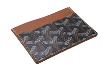 Load image into Gallery viewer, 新品未使用品 GOYARD ゴヤール サンシュルピス カードケース キャンバス レザー ブラウン 中古 4c073441