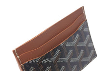 Load image into Gallery viewer, 新品未使用品 GOYARD ゴヤール サンシュルピス カードケース キャンバス レザー ブラウン 中古 4c073441
