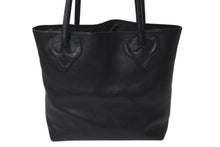 Load image into Gallery viewer, 極美品 CHROME HEARTS クロムハーツ FSトートバッグ セメタリークロスパッチ レザー シルバー925 ブラック 中古 4c073443
