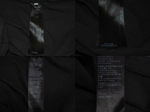 極美品 BALENCIAGA バレンシアガ 22SS Unity 七分袖 半袖Ｔシャツ ブラック グレー コットン ロゴ オーバーサイズ 刺繍 699190 サイズ2 中古 4c073447