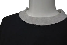 Load image into Gallery viewer, 極美品 BALENCIAGA バレンシアガ 22SS Unity 七分袖 半袖Ｔシャツ ブラック グレー コットン ロゴ オーバーサイズ 刺繍 699190 サイズ2 中古 4c073447
