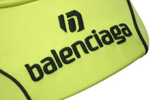 Load image into Gallery viewer, 極美品 BALENCIAGA バレンシアガ 24SS サッカー 刺繍 ロゴ キャップ イエロー ブラック 778787 コットン 帽子 小物 サイズS 中古 4c073448