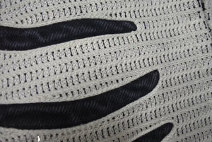未使用 KAPITAL キャピタル 14oz モトクロスボーンジャケット KR2402LJ06 ブラック ホワイト シルバー金具 中古 サイズL 4c073449 