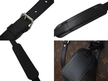 Load image into Gallery viewer, 極美品 LOUIS VUITTON ルイヴィトン キーポルバンドリエール55 ボストンバッグ M56714 モノグラムマカサー ブラック 中古 4c073457