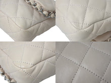 Load image into Gallery viewer, CHANEL シャネル ラグジュアリー ライン ショルダーバッグ ダブルチェーン ラムスキン ピンクベージュ シルバー金具 14番台 美品 中古 4c073462