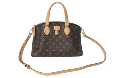 極美品 LOUIS VUITTON ルイ ヴィトン リボリーPM 2WAY ハンドバッグ M44543 モノグラムキャンバス ブラウン 中古 4c073463