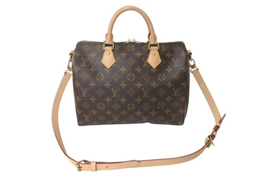 極美品 LOUIS VUITTON ルイヴィトン ショルダーバッグ 2way M41112 スピーディバンドリエール30 モノグラム 中古 4c073464