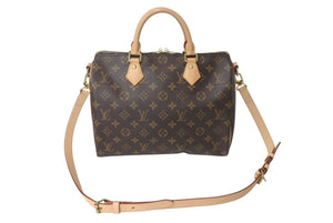 極美品 LOUIS VUITTON ルイヴィトン ショルダーバッグ 2way M41112 スピーディバンドリエール30 モノグラム 中古 4c073464