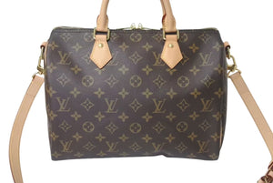 極美品 LOUIS VUITTON ルイヴィトン ショルダーバッグ 2way M41112 スピーディバンドリエール30 モノグラム 中古 4c073464