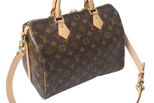 画像をギャラリービューアに読み込む, 極美品 LOUIS VUITTON ルイヴィトン ショルダーバッグ 2way M41112 スピーディバンドリエール30 モノグラム 中古 4c073464