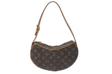 画像をギャラリービューアに読み込む, LOUIS VUITTON ルイヴィトン ハンドバッグ クロワッサンPM M51510 モノグラムキャンバス ブラウン 美品 中古 4c073466