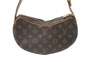 LOUIS VUITTON ルイヴィトン ハンドバッグ クロワッサンPM M51510 モノグラムキャンバス ブラウン 美品 中古 4c073466