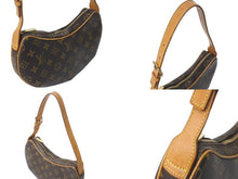 画像をギャラリービューアに読み込む, LOUIS VUITTON ルイヴィトン ハンドバッグ クロワッサンPM M51510 モノグラムキャンバス ブラウン 美品 中古 4c073466