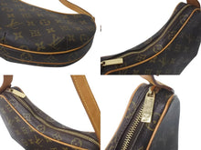 画像をギャラリービューアに読み込む, LOUIS VUITTON ルイヴィトン ハンドバッグ クロワッサンPM M51510 モノグラムキャンバス ブラウン 美品 中古 4c073466