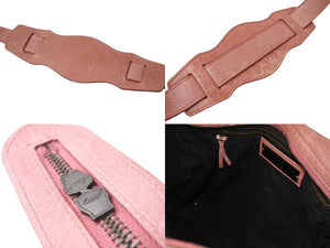 BALENCIAGA バレンシアガ ザ シティ 2WAY ハンドバッグ ピンク レザー 115748 ショルダーバッグ 良品 中古 4c073470