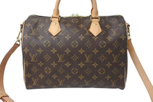 画像をギャラリービューアに読み込む, 極美品 LOUIS VUITTON ルイヴィトン ショルダーバッグ 2way M41112 スピーディバンドリエール30 モノグラム 中古 4c073471