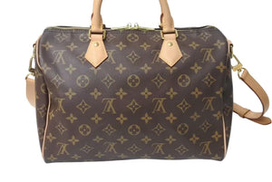 極美品 LOUIS VUITTON ルイヴィトン ショルダーバッグ 2way M41112 スピーディバンドリエール30 モノグラム 中古 4c073471