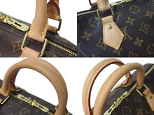 画像をギャラリービューアに読み込む, 極美品 LOUIS VUITTON ルイヴィトン ショルダーバッグ 2way M41112 スピーディバンドリエール30 モノグラム 中古 4c073471