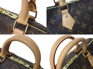 極美品 LOUIS VUITTON ルイヴィトン ショルダーバッグ 2way M41112 スピーディバンドリエール30 モノグラム 中古 4c073471