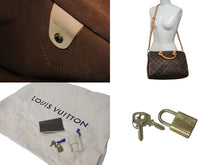 画像をギャラリービューアに読み込む, 極美品 LOUIS VUITTON ルイヴィトン ショルダーバッグ 2way M41112 スピーディバンドリエール30 モノグラム 中古 4c073471