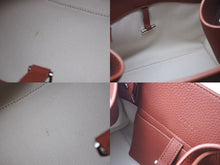 Load image into Gallery viewer, 極美品 THE ROW ザ ロウ SOFT MARGAUX 10 ソフトマルゴー10 ハンドバッグ W1190 L133 レザー ブラウン シルバー金具 中古 4c073474